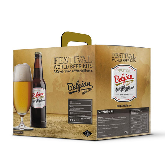 Festival World Beers - Belgian Pale Ale 3.6Kg Beer Kit