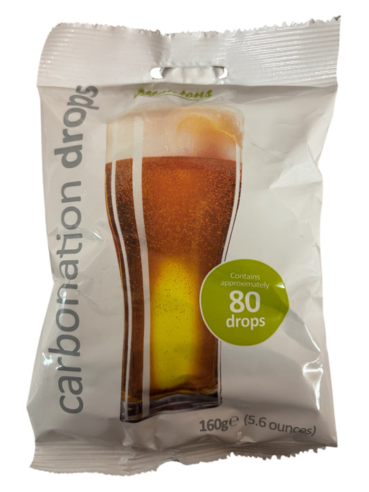 Muntons Carbonation Drops 160g - Pack of Approximately 80 Drops For Up To 40 x 1 Pint / 500ml Bottles