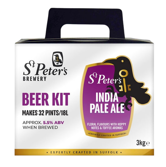 St Peters Brewery - India Pale Ale (IPA) 3Kg 32 Pint Beer Kit