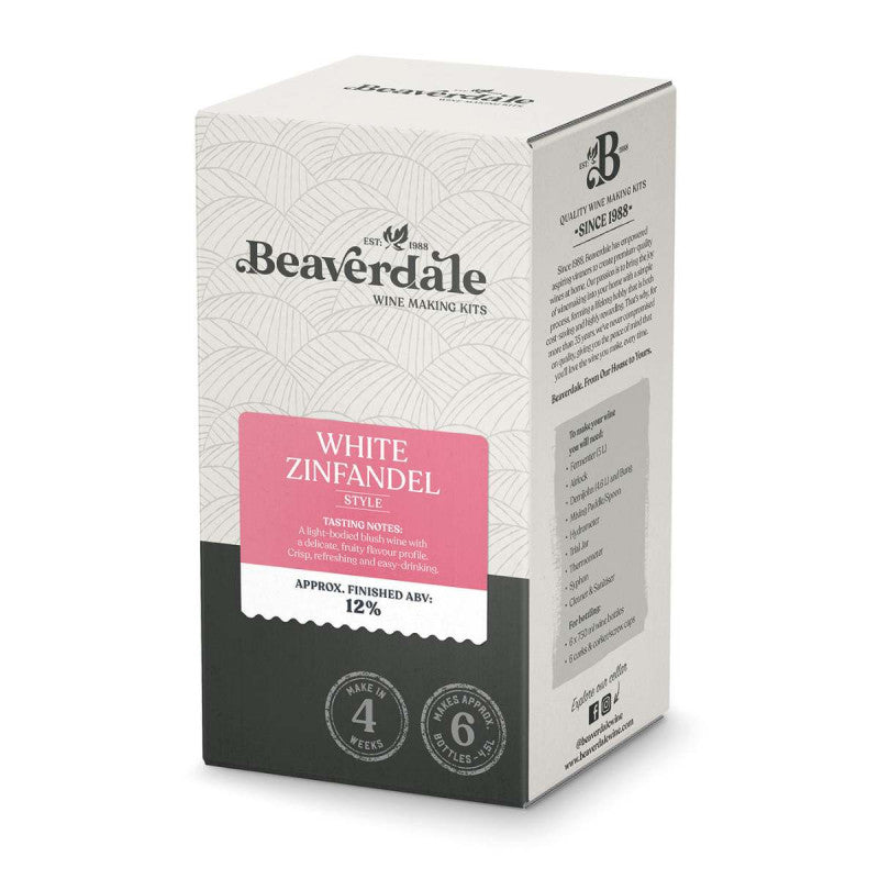Beaverdale 6 Bottle Rose Wine Kit - White Zinfandel