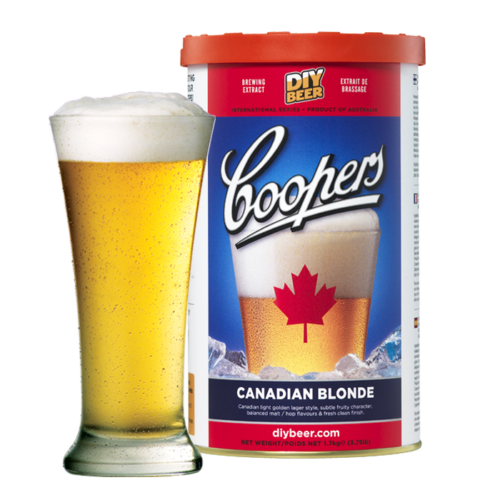 Coopers - Canadian Blonde 1.7Kg 40 Pint Beer Kit 