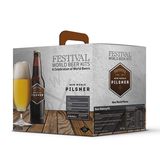 Festival World Beers - New World Pilsner 3.6Kg Beer Kit
