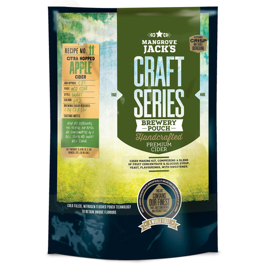 Mangrove Jack's Craft Series Dry Hopped Apple 40 Pint Cider Kit 2.4Kg