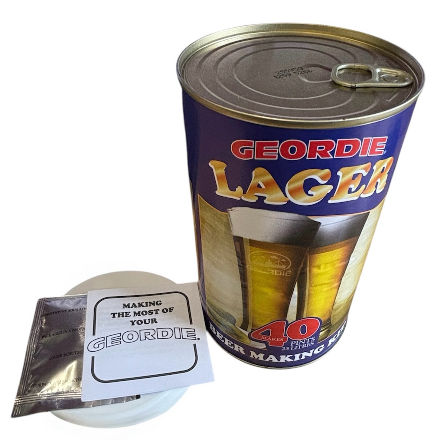 Geordie - Lager 40 Pint 1.5Kg Beer Kit