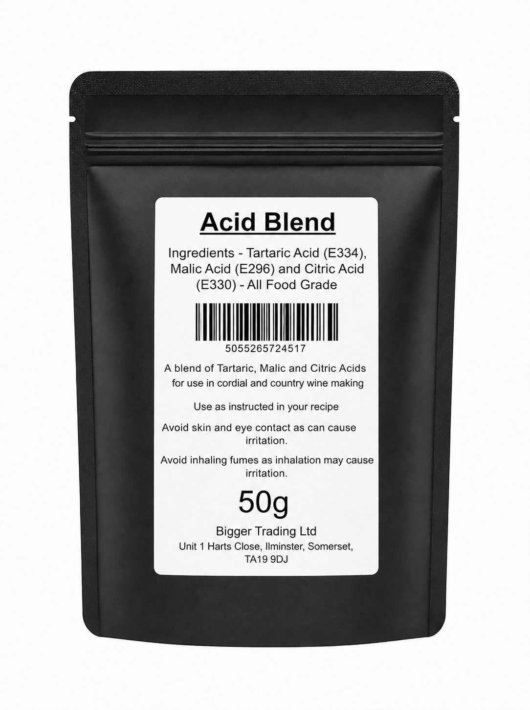 Acid Blend 50g - Supplied in Resealable Pouch - For Making Country Wines & Cordials 