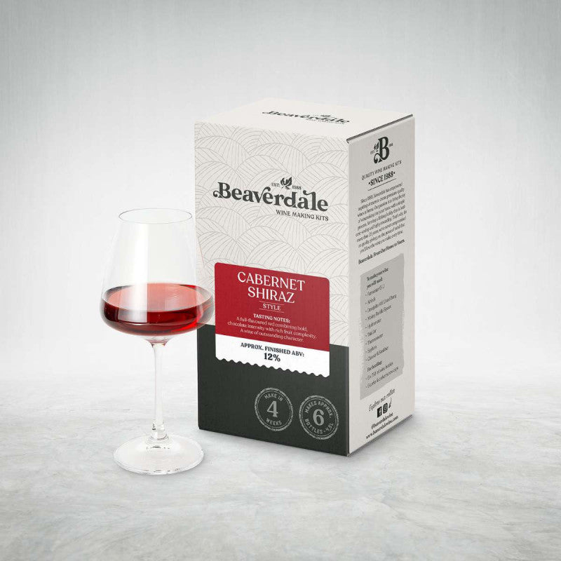 Beaverdale 6 Bottle Red Wine Kit - Cabernet Shiraz