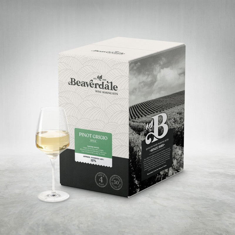 Beaverdale 30 Bottle White Wine Kit - Pinot Grigio