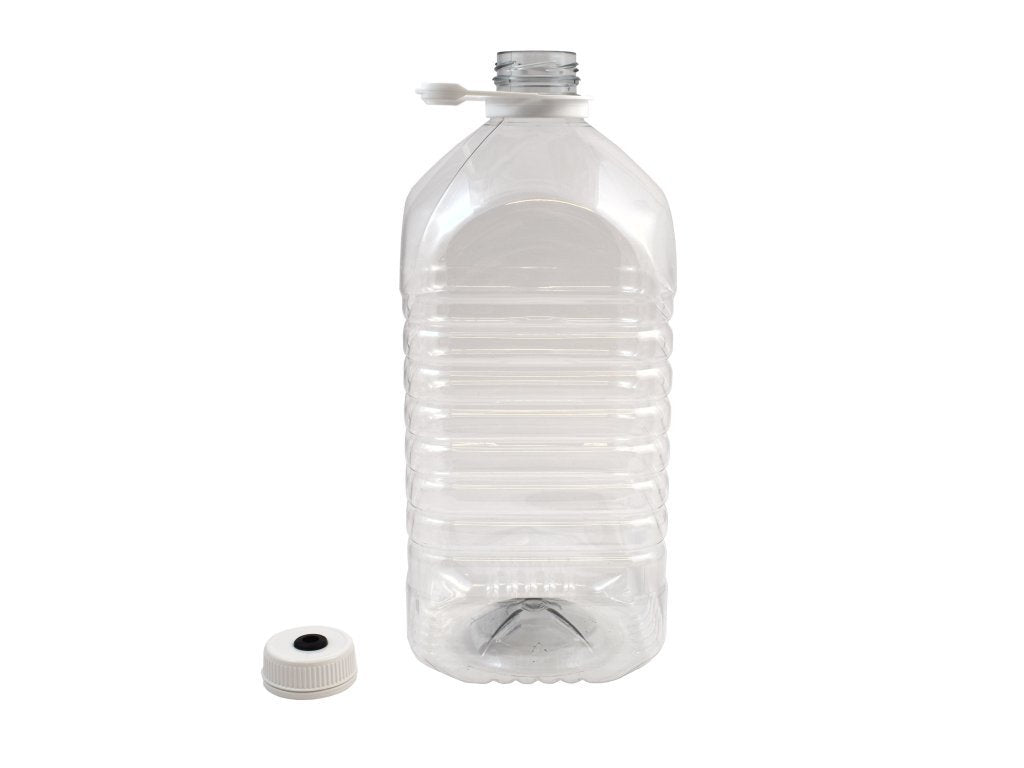 Demi-John - 5 Litre Plastic PET Demi John with Cap & Grommet