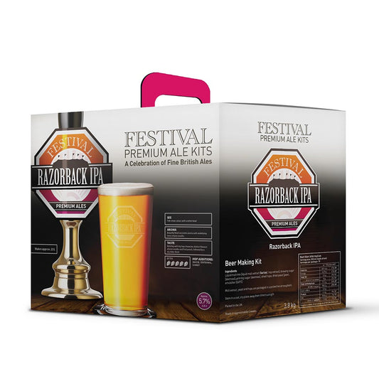 Festival Premium Ales - Razorback IPA 3.8Kg Beer Kit