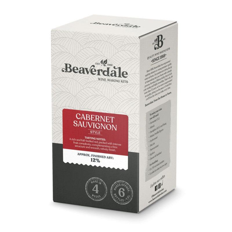 Beaverdale 6 Bottle Red Wine Kit - Cabernet Sauvignon