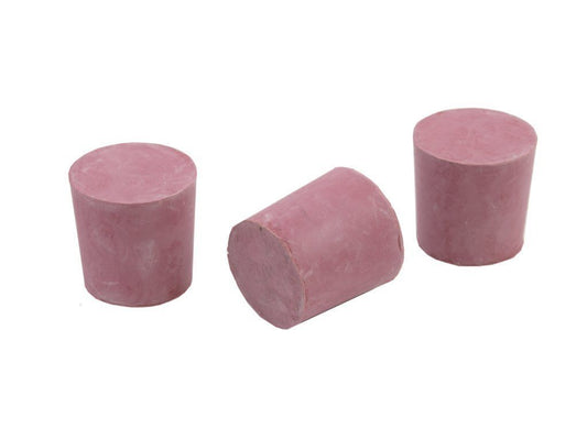 Pack of 6 Solid Rubber Bungs To Fit Glass Demi-Johns