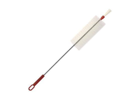 Nylon Bottle Brush 17" With End Brush - New Improved Styling Fits Into All Standard Beer & Wine Bottles