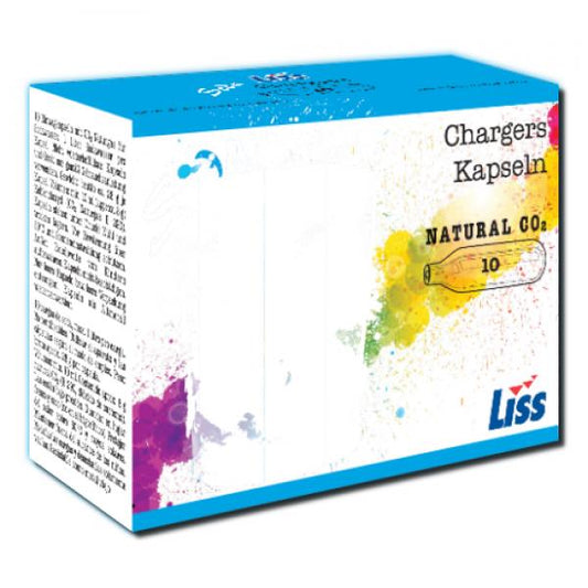 CO2 Gas Bulbs 8g (Pack of 10) - For Use With Soda Siphon, Pressure Barrel & Homebrew Kegs