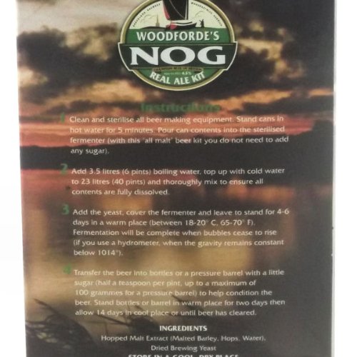 Woodfordes - Nog 3Kg 40 Pint Porter Style Beer Kit 