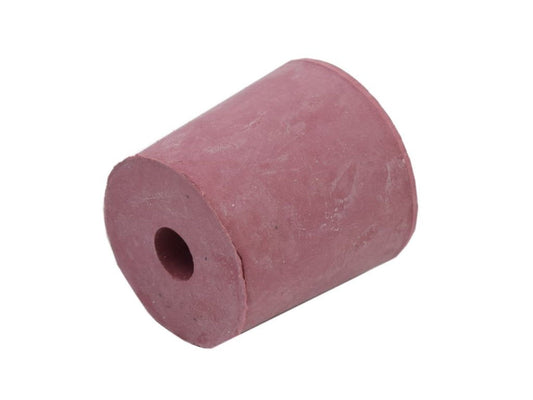 Single Rubber Bung (With Hole For Airlock) - To Fit Glass Demi-John 