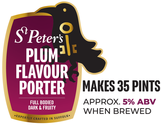 St Peters Brewery - Plum Porter 3Kg 35 Pint Beer Kit