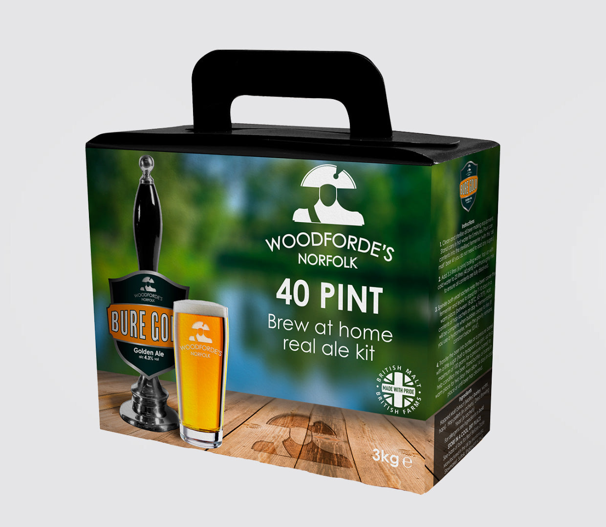 Woodfordes - Bure Gold Golden Ale 3Kg 40 Pint Beer Kit 
