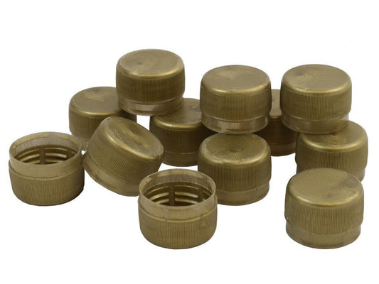 PET Bottle Caps (Pack of 12) - Spare Tamper Evident Caps to Fit 1 Litre PET Bottles