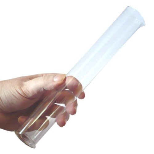 Glass Trial Jar - Trial Jar with Lip for Use with Hydrometers