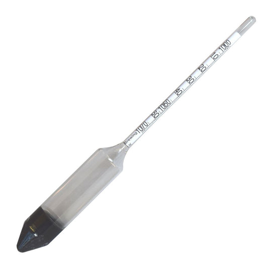 Hydrometer - Stevenson Reeves Easy To Read Precision Single Scale (Range 0.98 to 1.070) - For Wine & Beer