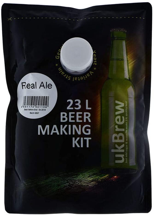 ukBrew - Real Ale 1.6Kg 40 Pint Beer Kit 