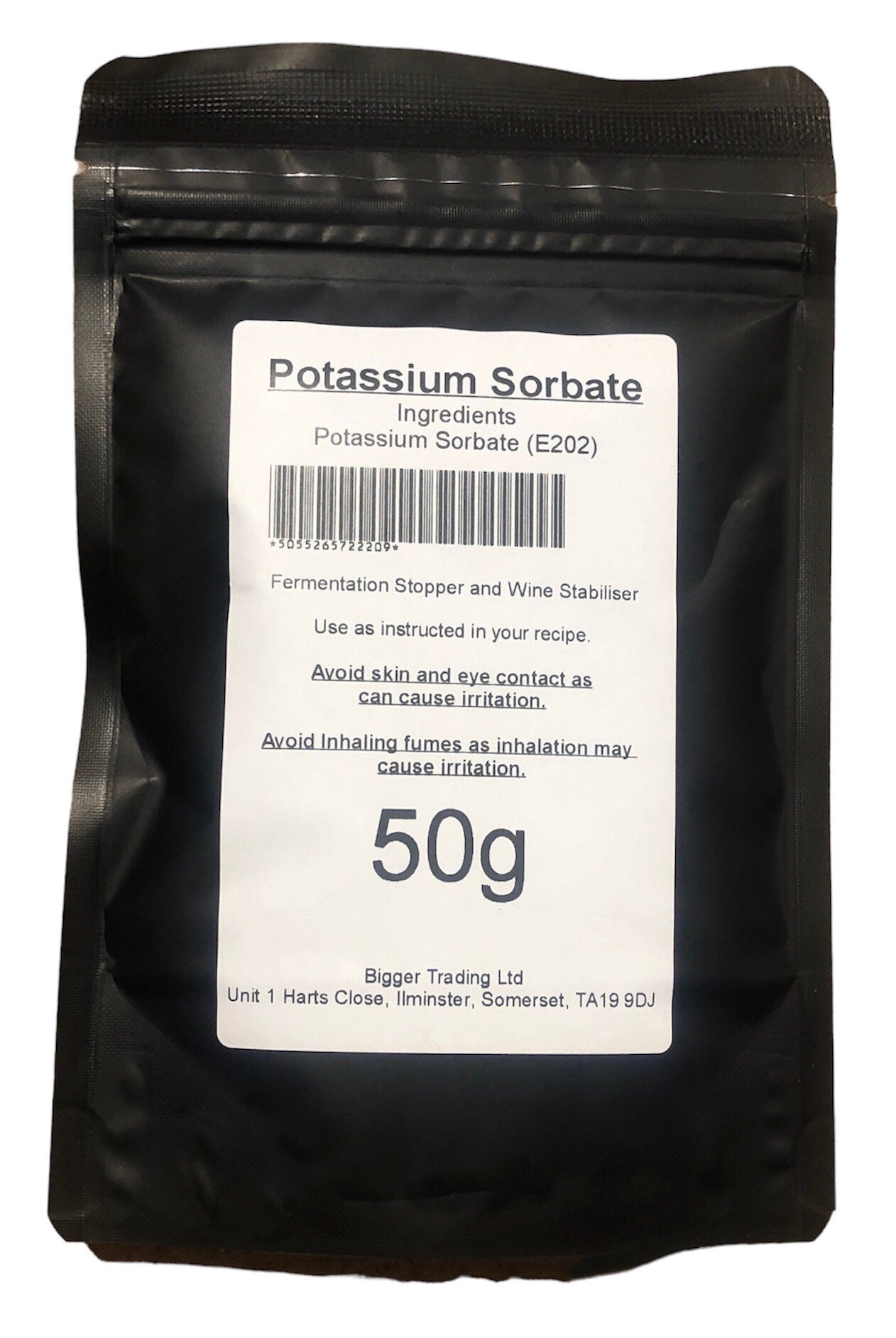 Fermentation Stopper (Potassium Sorbate) 50g - Supplied in Resealable Pouch