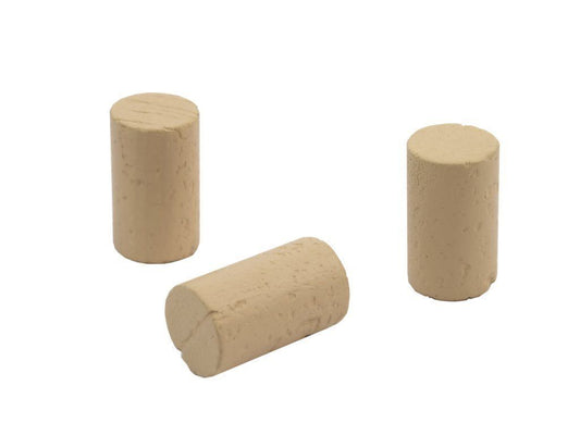 Wine Corks - Standard Straight Silicon Wax Coated Wine Corks - 22mm x 38mm (Pack of 100) No Pre-soaking Required