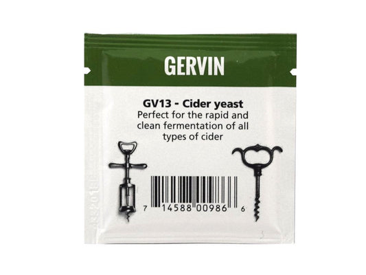 Gervin GV13 Cider Yeast 5g Sachet - For Rapid Clean Fermentation of All Types of Cider