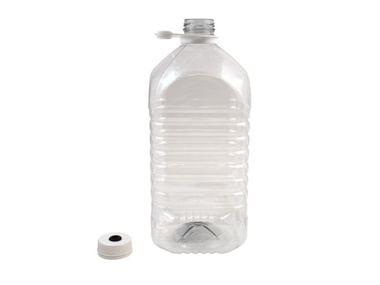 Demi-John - 5 Litre Plastic PET Demi John with Cap & Grommet