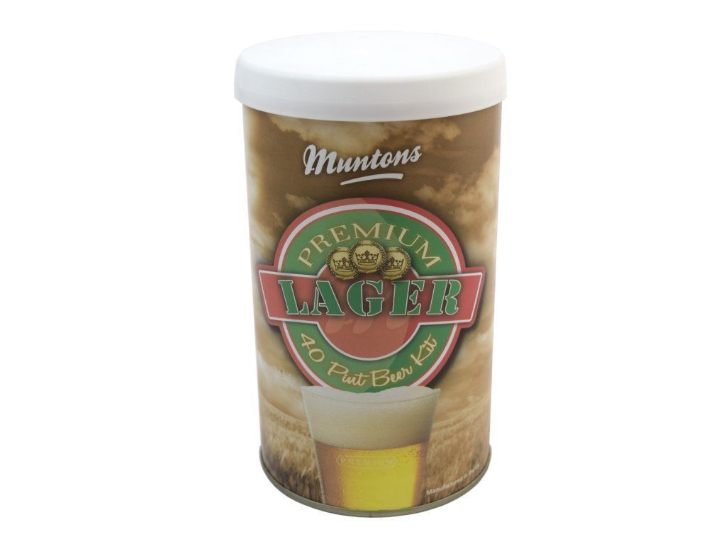 Muntons Premium - Lager 1.5Kg 40 Pint Beer Kit 